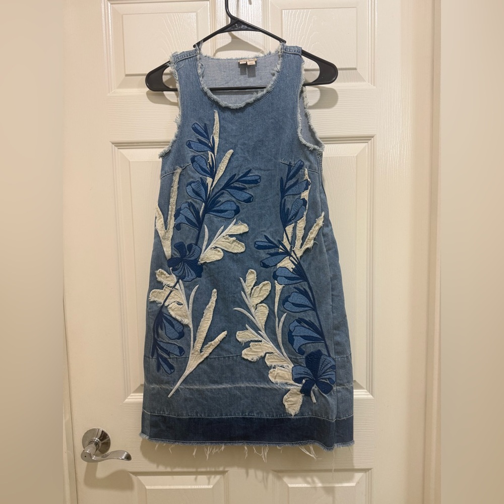 HOLDING HORSES Blue Backless Dress